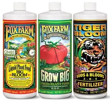 Fox Farm FX14049 Liquid Nutrient Trio Soil Formula: Big Bloom, Grow Big, Tige...