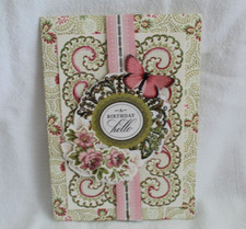ANNA GRIFFIN - 3D A Birthday Hello Card Handmade New