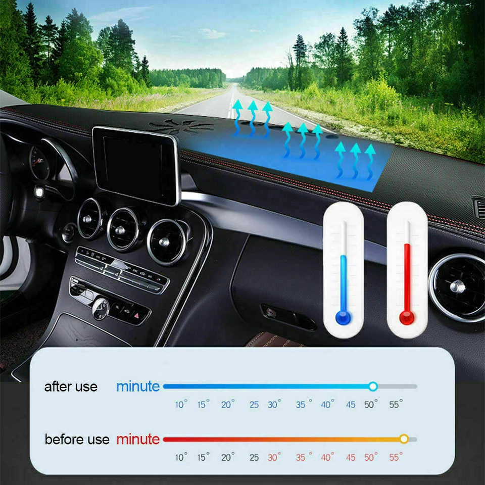 For Volvo S60 V60 11-16 black Non-slip Dash Board Cover Mat Dashboard Carpet 1p Foto 3 de 4