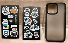 CASEKOO Fogged Transparent Black Phone Case for iPhone 14