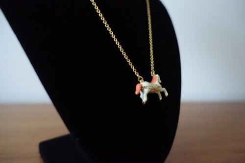 KATE SPADE GOLD CARNIVAL NIGHTS UNICORN MINI PENDANT NECKLACE - Picture 2 of 11