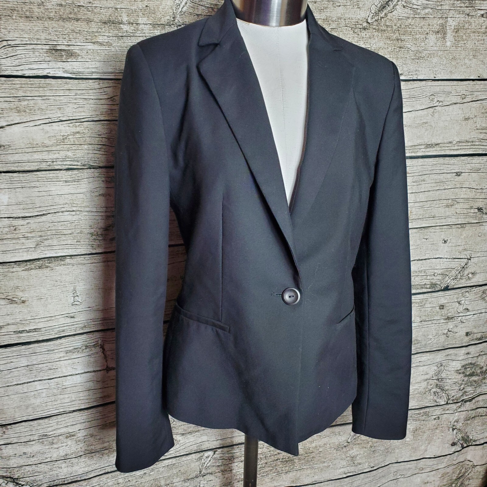 Zara Basic Black Blazer Size Medium - image 1