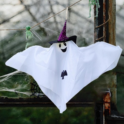 Halloween Decorations Outdoor Scary Ghost White Flying Ornament Party Decor - Picture 8 of 9