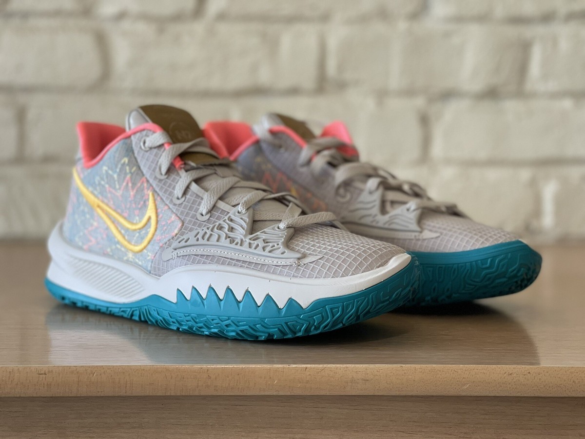 Nike Kyrie Low 4 N7 Basketball Shoes Desert Sand Citron CW3985-005