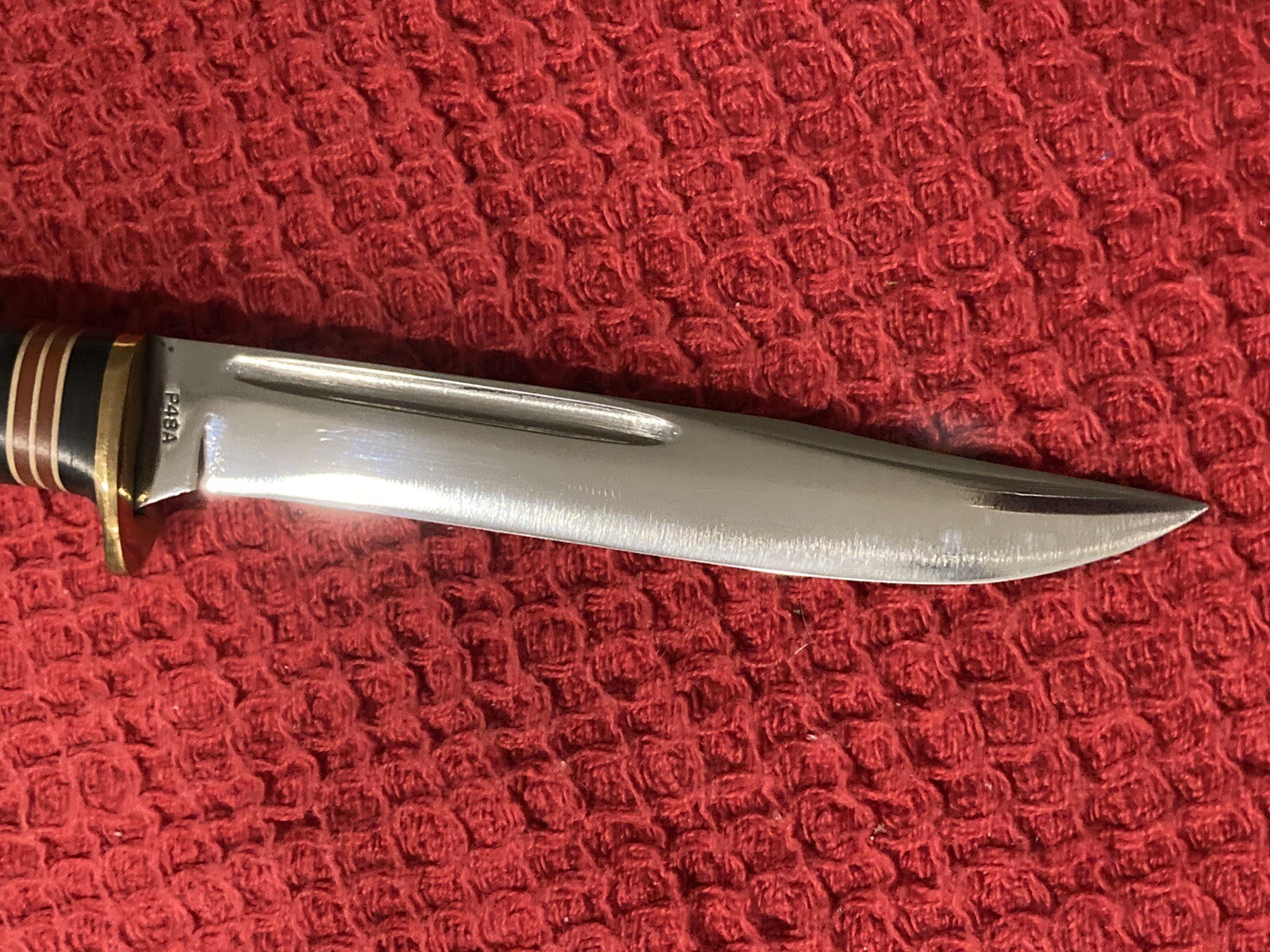 Western Boulder P48A Fixed Blade Knife eBay