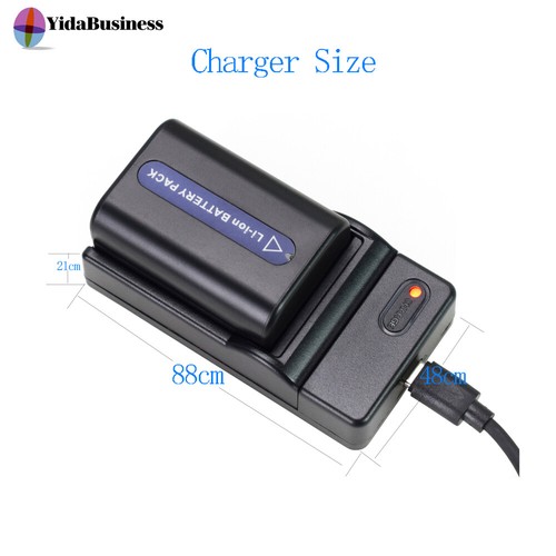 Battery or charger for SONY HandyCam DCR-TRV22E DCR-TRV33E NP-FM50 NP-FM30 FM50 - Picture 37 of 49