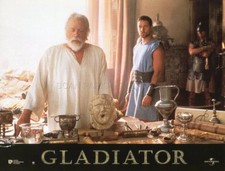 RUSSELL CROWE OLIVER REED GLADIATOR   2000 VINTAGE LOBBY CARD
