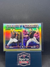 2024 Topps Update - Rookie Gold Rainbow Foil #US271 Erik Miller, Nick Avila (RC)