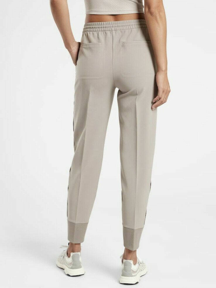 ATHLETA Endeavor Jogger Pant Buff Grey 10 Medium 982373 NWT eBay