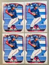 Bryan Acuna 4 Lot 2023 Bowman Paper Prospects Baseball #BP-37 Base Card Twins