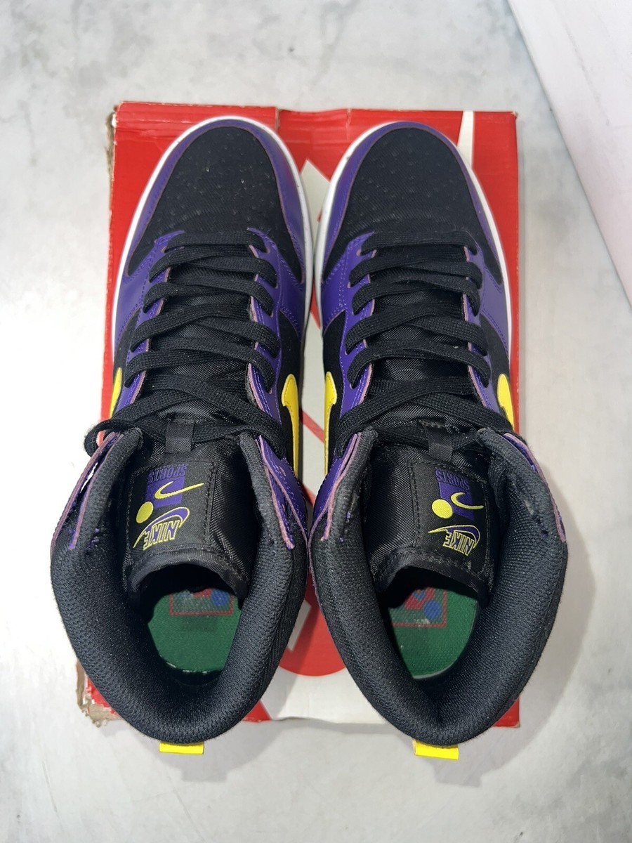 Nike Dunk High Lakers size 10 DH0642-001 OG Kobe Retro | eBay