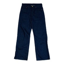 B SIDES Blue Saturated Made in USA Indigo Vintage Cotton Mens Jeans Size 30X30