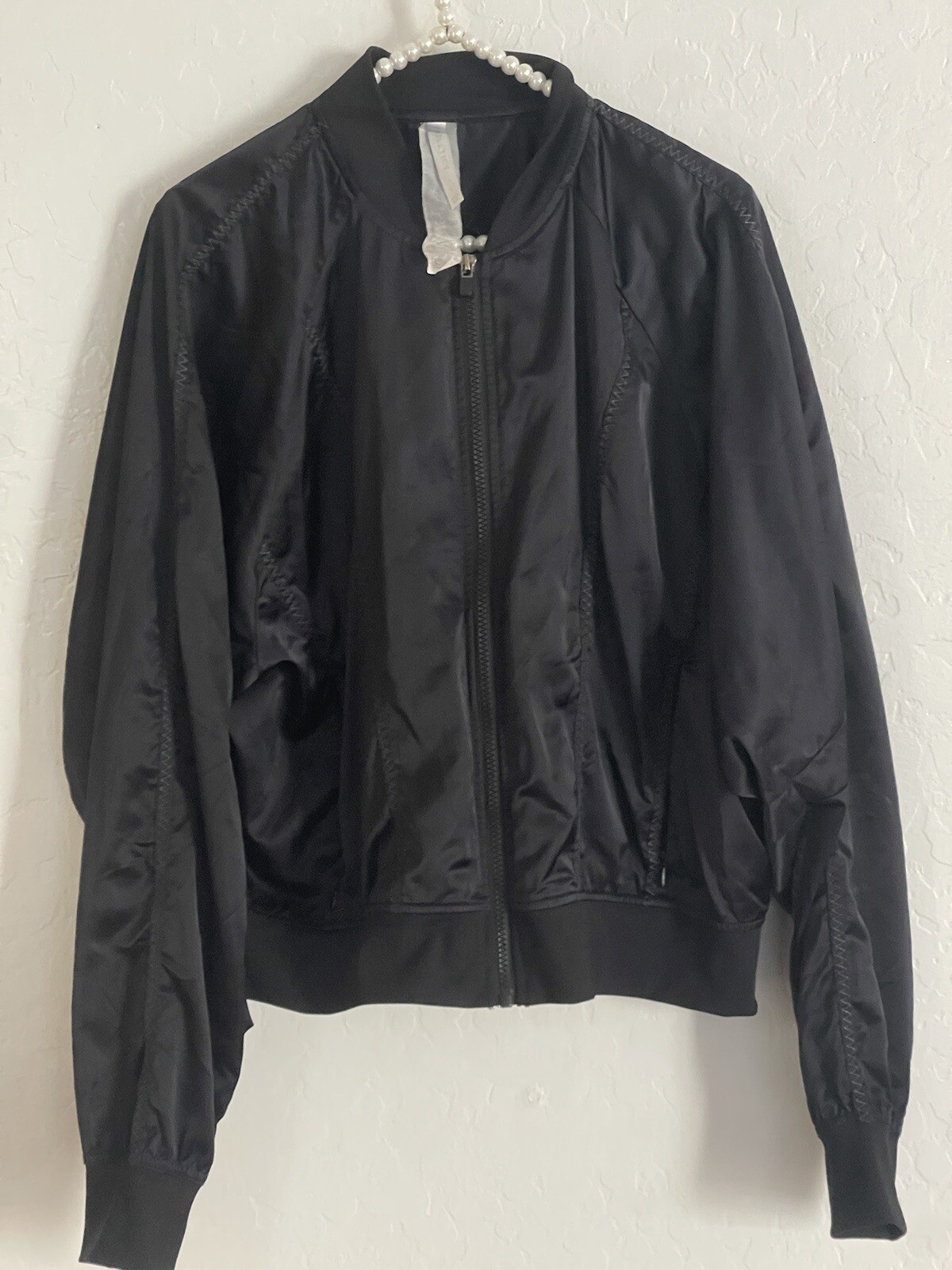 Fabletics Satin Jacket Size L - image 1