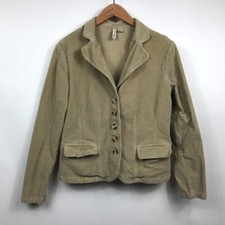 St. John s Bay Women s Beige Stretch Suit Jacket Blazer Long Sleeve Size M