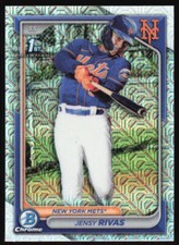 2024 Bowman Chrome Jensy Rivas #BCP-251 Mega Box Mojo Refractor Mets