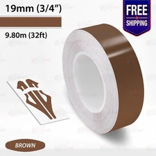 BROWN 3/4" PIN STRIPE Car Model Motorcycle Decal Line TAPE Vinyl Sticker 19mm
