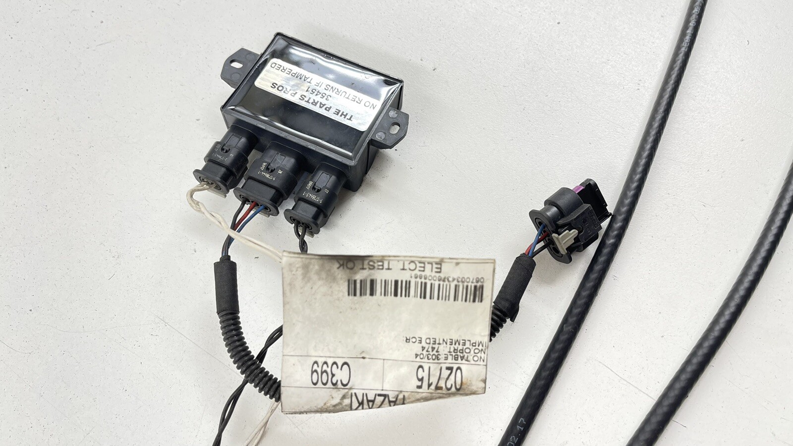14-20 MASERATI QUATTROPORTE TRUNK OPEN CLOSE SENSOR CONTROL MODULE 670034376 OEM