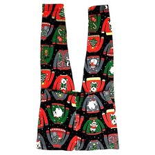 Christmas Ugly Sweater Print Fleece Lined Ankle Leggings Junior Size Small 3 5