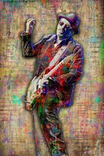 Elvis Costello Poster, Elvis Costello Tribute Fine Art