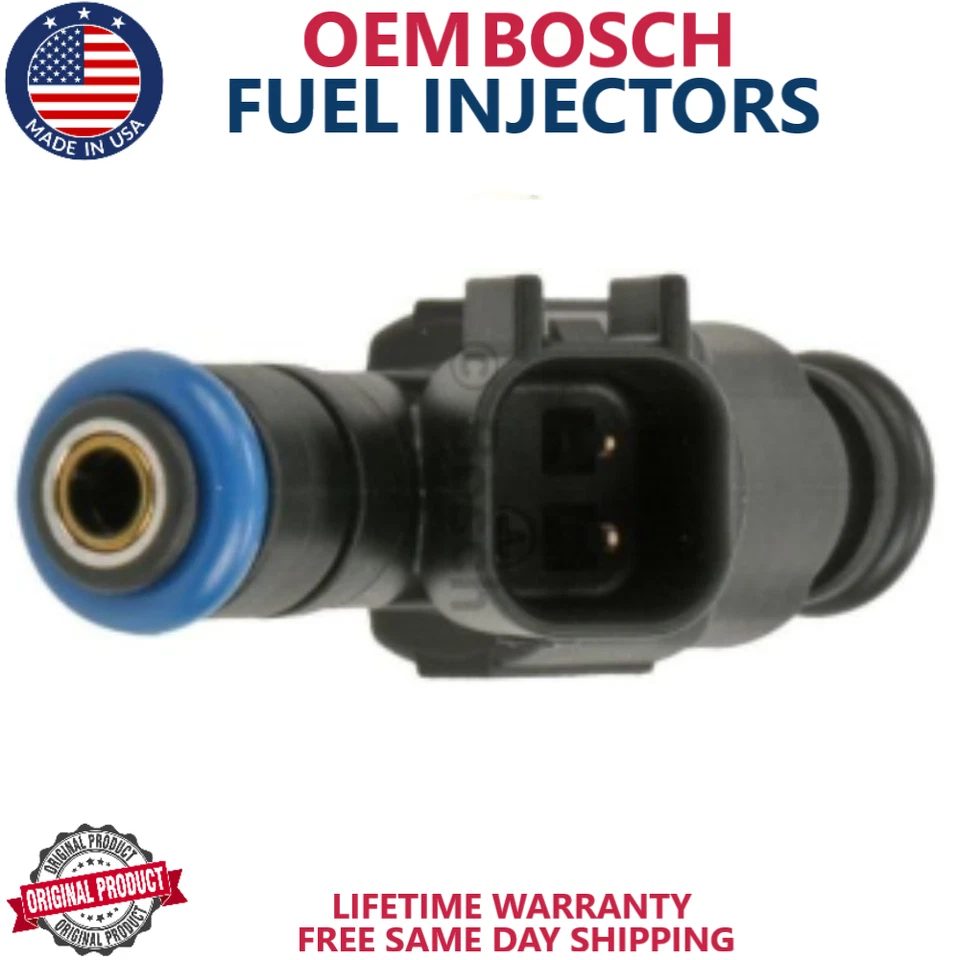 x8 BOSCH GENUINE Fuel Injectors For 2000, 2001, 2002 Cadillac Eldorado 4.6L V8 - Image 3 of 3