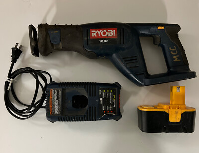 Ryobi Battery Cordless Reciprocating Saw 18v Volt P510 W/ Battery