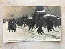  Art Salon de Paris 1910 G. Scott Soldiers War Army  original Old Postcard 