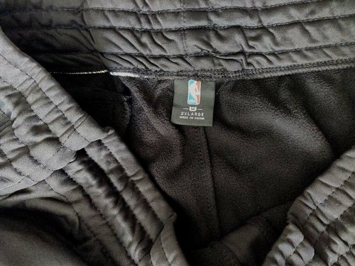OFFICIAL NBA LOS ANGELES LAKERS FLEECE SWEATPANTS BLACK PURPLE PANTS L XL 2XL - Picture 7 of 33