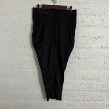 A Pea In The Pod Womens Maternity Leggings S Black Soft Suede-Like S5