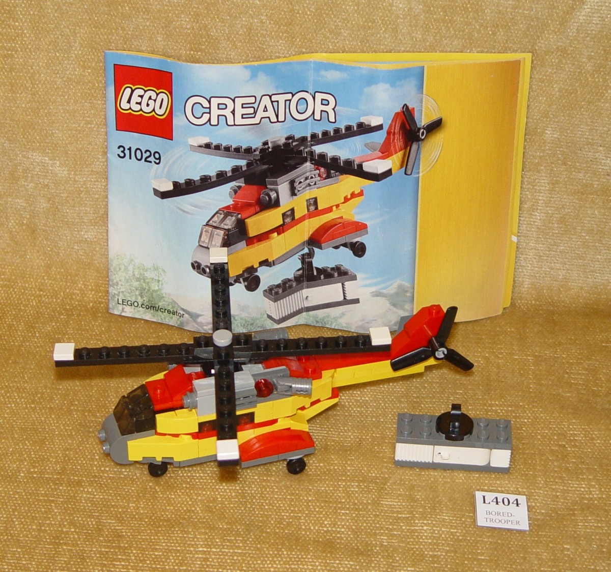 LEGO Sets: Creator: Model: Airport: 31029-1 Cargo Heli (2015) 100% 3in1  w/INSTR