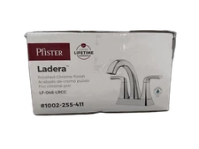 Pfister Ladera 4 in. Centerset Double Handle Bathroom Faucet in Polished Chrome