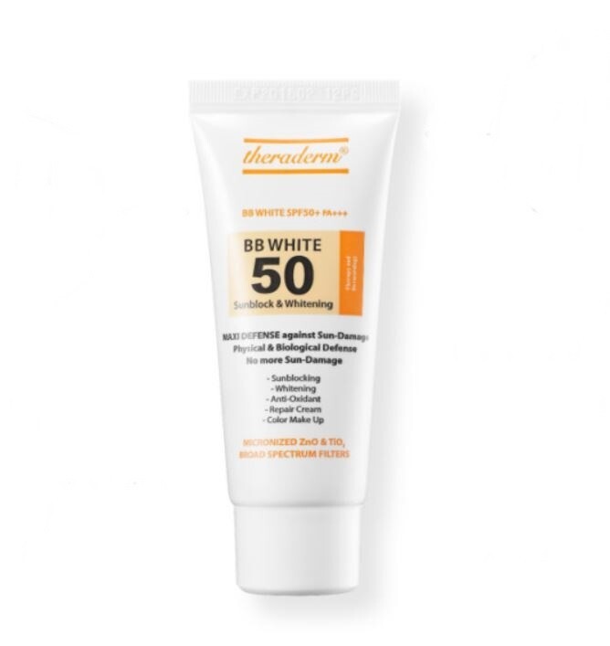 Theraderm BB White 40g for Oily to Combination Skin, SPF50+ PA+++