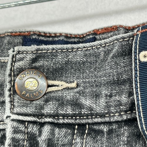 INDIGO PALMS Jeans Mens 36x30 TOMMY BAHAMA Classic Denim Washed Cotton Gray - Picture 9 of 15