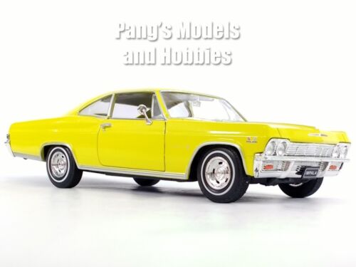 1965 Chevrolet Impala SS 396 1/24 Scale Diecast Model by Welly - YELLOW