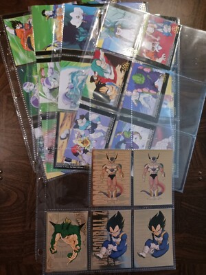 【Vintage】DRAGON BALL Trading Card No.④ Vintage (1998~1999) Dragon Ball Z Cards 5 Foils & 36 Regular In