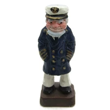 Sea Captain Figurine Vintage 2" Great Design