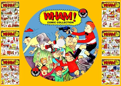 Wham UK Comics & Annuals On PC DVD Rom (CBR Format)