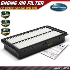Front Left or Right Engine Air Filter for Genesis GV80 2021 2022 2023 L4 2.5L