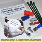 Winrich Perfecta/Dynasty Mar18 CERAMIC High Limit Switch L250 + Hardware & Instr