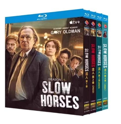 NEW Seal Box  Slow Horses Season 1-4 (2024) 8-Discs All RegionPlay