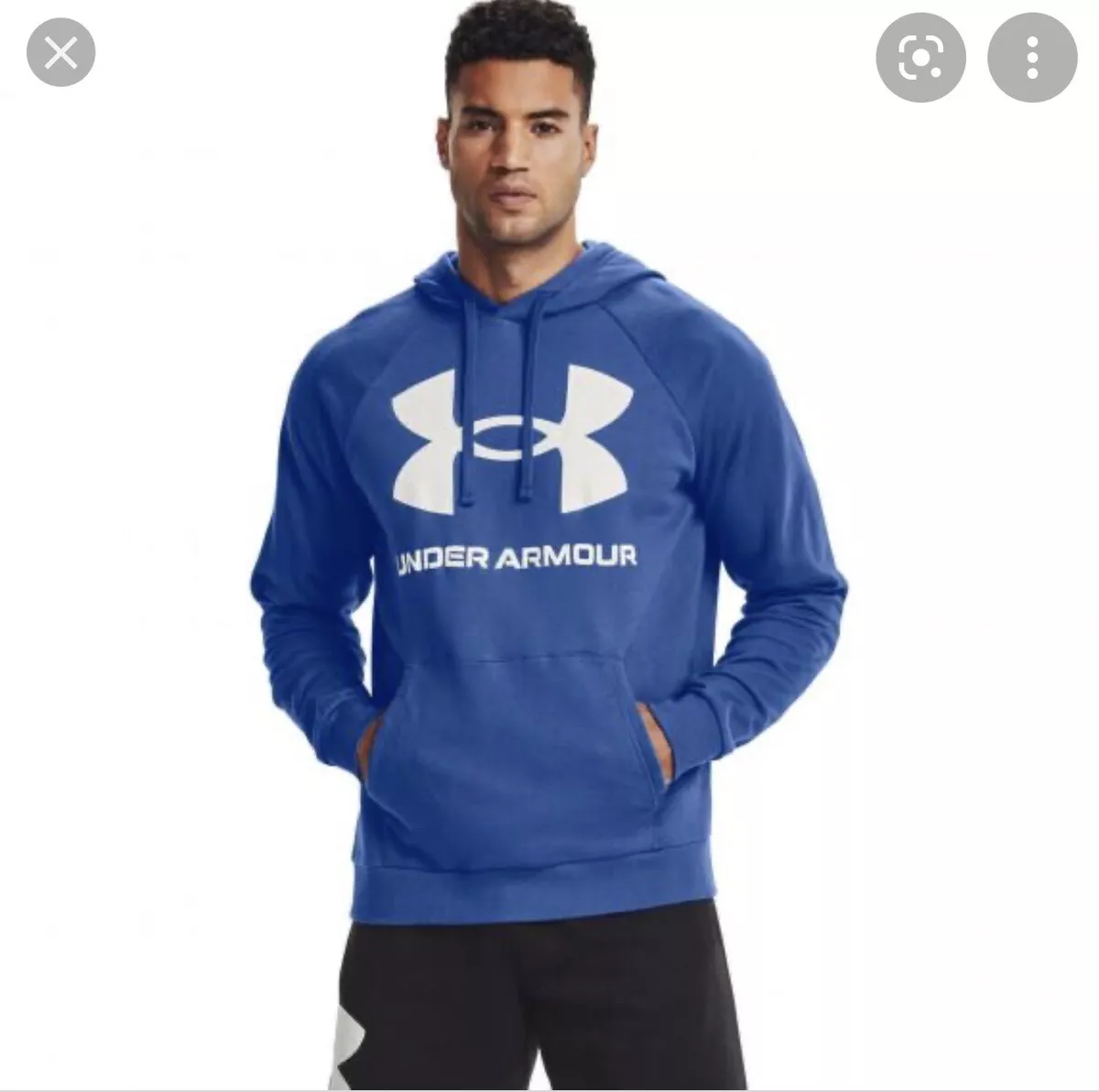 Under Armour Men Rival Fleece Big Logo Hoodie