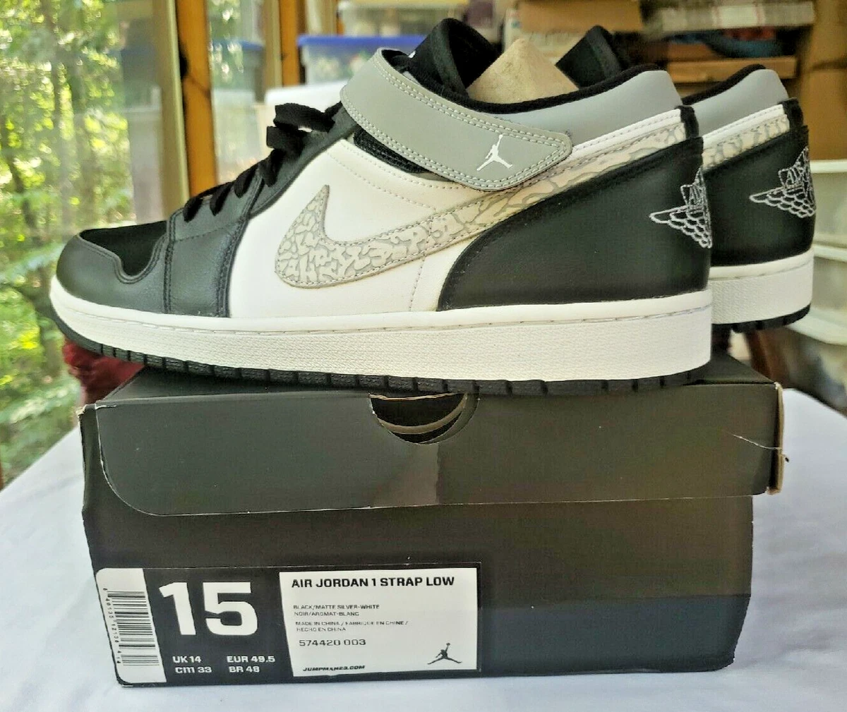 Air jordan top 1 low strap