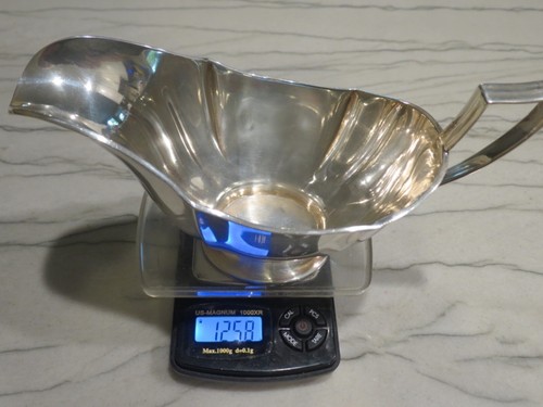 Sterling Silber Wallace Sauciere NM 125,8 Gramm - Bild 12 von 12