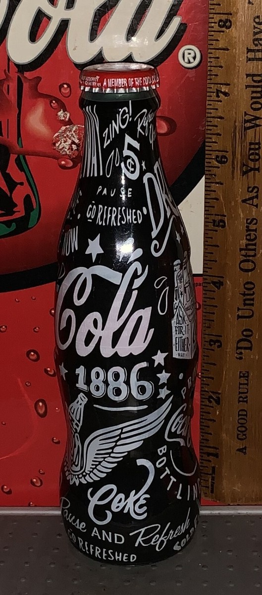2021 WORLD OF COCA - COLA CHALK TALK WRAPPED 8 OUNCE GLASS COCA