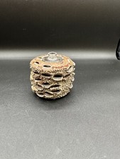 Turned Banksia Vase Seed Pod Wood Art Carved Sign By Artist Schultz