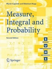 Measure, Integral and Probability by Marek Capinski (English) Paperback Book