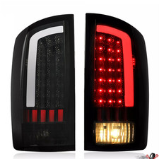 Smoked Black For 2002 2003-2006 Dodge Ram 1500 2500 3500 Led Tail Lights Lamps