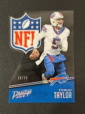 Tyrod Taylor 2016 Panini Prestige Football NFL Shield Die-Cut Clear 15/25 Bills 