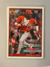2026 Topps Series 1 ELLY DE LA CRUZ 1991 Topps #T91-22