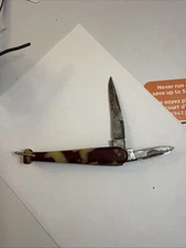 Vintage Camillus Cutlery Babe Ruth Baseball Bat Folding Pocket Knife Nice!