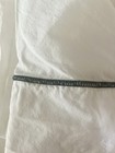 PIU BELLE 100% WHITE QUEEN FLAT SHEET  BLACK WHIPSTITCH TRIM MADE IN PORTUGAL — photo 4